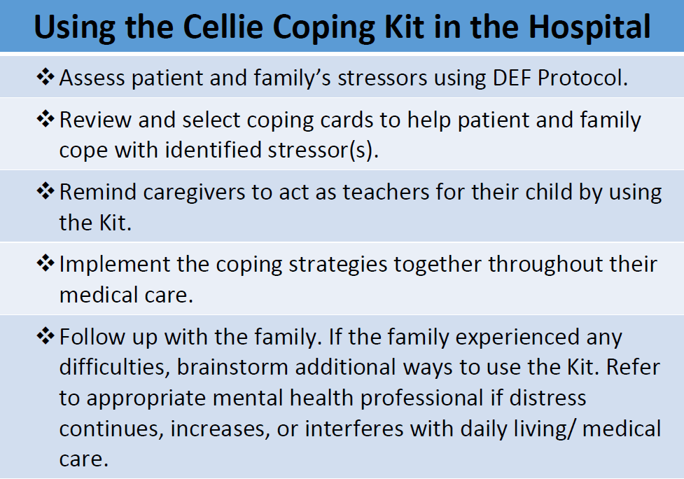 How to Use Cellie Coping Kit